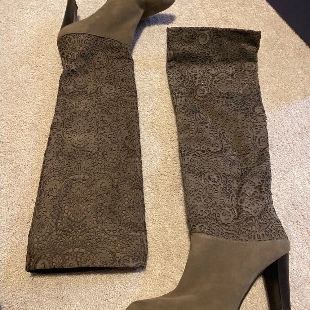 Elegant Brown Knee-High Boots